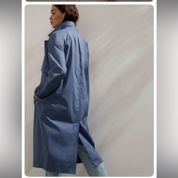 NWT Banana Republic Trench Coat - Picture 3 of 8